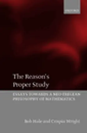 Hale / Wright |  The Reason's Proper Study | Buch |  Sack Fachmedien