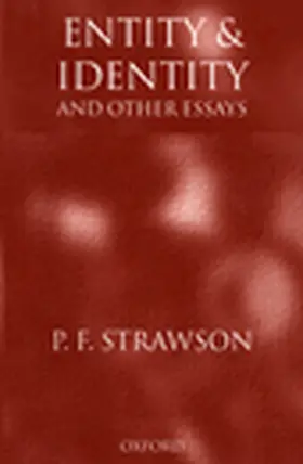 Strawson |  Entity and Identity | Buch |  Sack Fachmedien