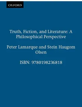 Lamarque / Olsen |  Truth, Fiction, and Literature | Buch |  Sack Fachmedien