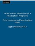 Lamarque / Olsen |  Truth, Fiction, and Literature | Buch |  Sack Fachmedien