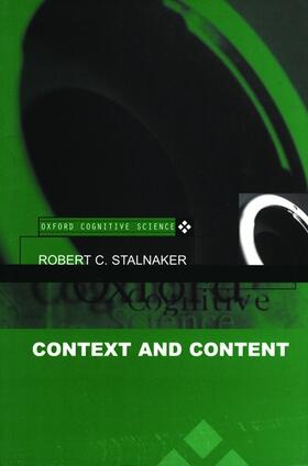 Stalnaker |  Context and Content | Buch |  Sack Fachmedien