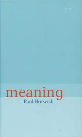 Horwich |  Meaning | Buch |  Sack Fachmedien