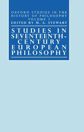 Stewart |  Studies in Seventeenth-Century European Philosophy | Buch |  Sack Fachmedien