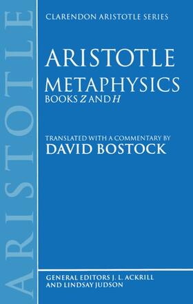 Aristotle | Metaphysics | Buch | 978-0-19-823947-5 | sack.de