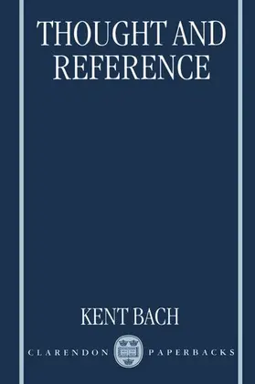 Bach |  Thought and Reference | Buch |  Sack Fachmedien