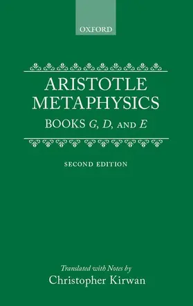 Aristotle | Metaphysics: Books gamma, delta, and epsilon | Buch | 978-0-19-824086-0 | www.sack.de