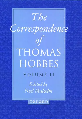 Hobbes / Malcolm |  The Correspondence of Thomas Hobbes | Buch |  Sack Fachmedien