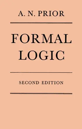 Prior |  FORMAL LOGIC 2E C | Buch |  Sack Fachmedien
