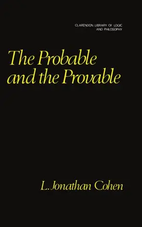 Cohen |  PROBABLE PROVABLE CLLP C | Buch |  Sack Fachmedien