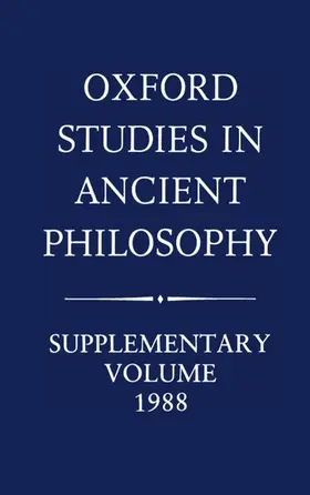 Annas / Grimm |  Oxford Studies in Ancient Philosophy | Buch |  Sack Fachmedien