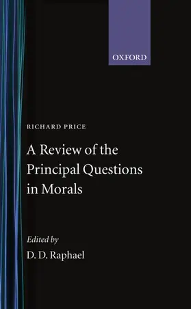 Price / Raphael |  A Review of the Principal Questions in Morals | Buch |  Sack Fachmedien