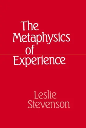 Stevenson |  METAPHYSICS OF EXPERIENCE C | Buch |  Sack Fachmedien