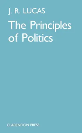 Lucas |  The Principles of Politics | Buch |  Sack Fachmedien