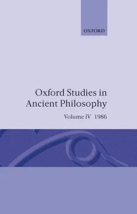 Annas / Woods |  Oxford Studies in Ancient Philosophy | Buch |  Sack Fachmedien