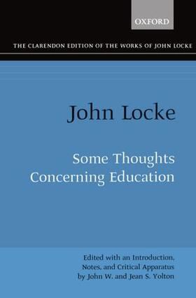 Locke / Yolton | Some Thoughts Concerning Education | Buch | 978-0-19-825016-6 | sack.de