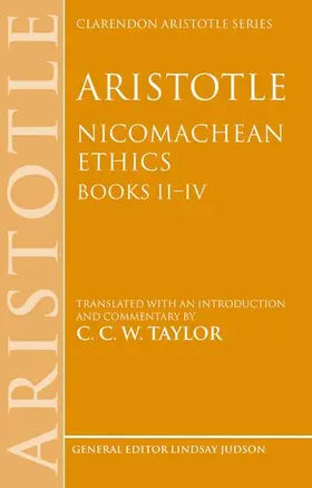 Aristotle |  Aristotle Nicomachean Ethics Books II-IV | Buch |  Sack Fachmedien