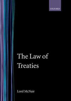 McNair | LAW OF TREATIES | Buch | 978-0-19-825152-1 | sack.de