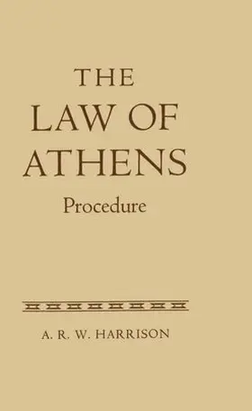 Oxford |  The Law of Athens | Buch |  Sack Fachmedien