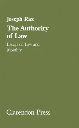 Raz |  AUTHORITY OF LAW C | Buch |  Sack Fachmedien