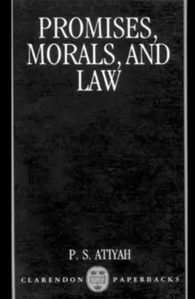 Atiyah |  Promises, Morals, and Law | Buch |  Sack Fachmedien