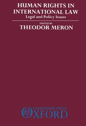 Meron |  Human Rights in International Law | Buch |  Sack Fachmedien