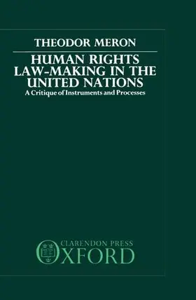Meron |  HUM RIGHTS LAW-MAKING UN C | Buch |  Sack Fachmedien