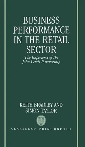 Bradley / Taylor |  Business Performance in the Retail Sector | Buch |  Sack Fachmedien