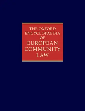 Toth |  The Oxford Encyclopaedia of European Community Law | Buch |  Sack Fachmedien