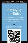 Schaucer / Schauer |  Playing by the Rules | Buch |  Sack Fachmedien