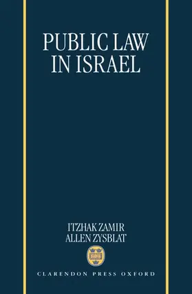 Zamir / Zysblat |  Public Law in Israel | Buch |  Sack Fachmedien