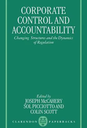 McCahery / Scott / Picciotto |  Corporate Control and Accountability | Buch |  Sack Fachmedien