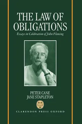 Cane / Stapleton |  The Law of Obligations: Essays in Celebration of John Fleming | Buch |  Sack Fachmedien