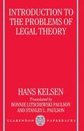 Kelsen |  Introduction to the Problems of Legal Theory | Buch |  Sack Fachmedien