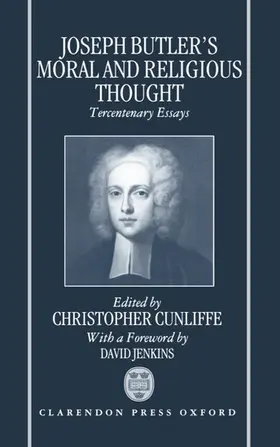 Cunliffe |  Joseph Butler's Moral and Religious Thought | Buch |  Sack Fachmedien