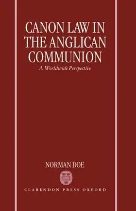 Doe |  Canon Law in the Anglican Communion | Buch |  Sack Fachmedien