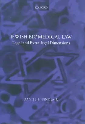 Sinclair |  Jewish Biomedical Law | Buch |  Sack Fachmedien