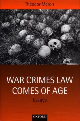 Meron |  War Crimes Law Comes of Age | Buch |  Sack Fachmedien