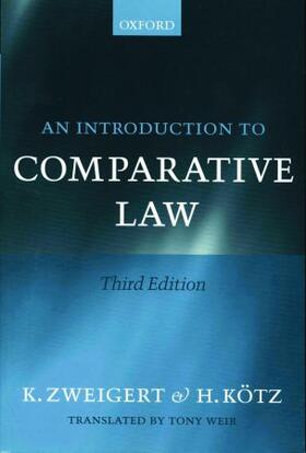 Zweigert / Kötz |  An Introduction to Comparative Law | Buch |  Sack Fachmedien
