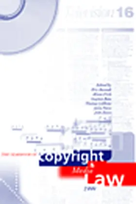 Barendt / Firth / Bate |  Yearbook of Copyright and Media Law: Volume IV, 1999 | Buch |  Sack Fachmedien