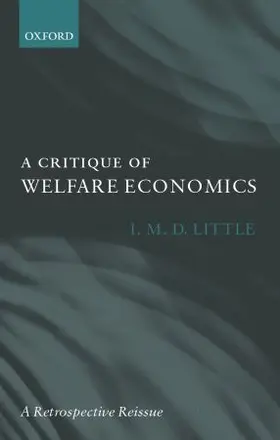 Little |  A Critique of Welfare Economics | Buch |  Sack Fachmedien
