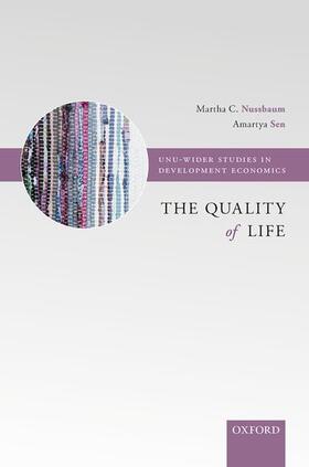Nussbaum / Sen |  The Quality of Life | Buch |  Sack Fachmedien