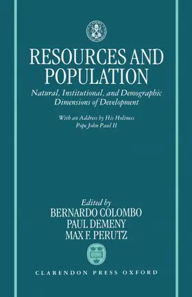 Colombo / Perutz / Demeny |  Resources and Population | Buch |  Sack Fachmedien