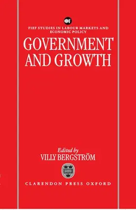 Bergstrom / Bergström |  Government and Growth | Buch |  Sack Fachmedien