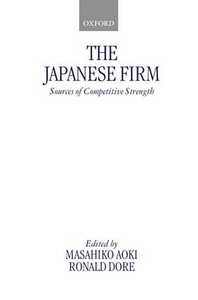 Aoki / Dore | The Japanese Firm | Buch | 978-0-19-829215-9 | sack.de
