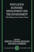 Landberg / Kiessling |  Population, Economic Development, and the Environment | Buch |  Sack Fachmedien