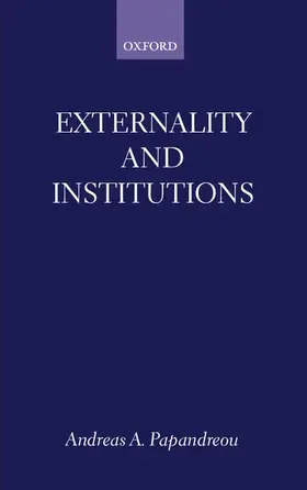 Papandreou |  Externality and Institutions | Buch |  Sack Fachmedien
