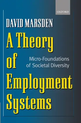 Marsden |  A Theory of Employment Systems | Buch |  Sack Fachmedien