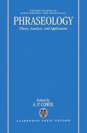 Cowie |  Phraseology | Buch |  Sack Fachmedien