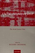 Swedberg |  Entrepreneurship | Buch |  Sack Fachmedien