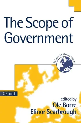 Borre / Scarbrough | The Scope of Government | Buch | 978-0-19-829474-0 | www.sack.de